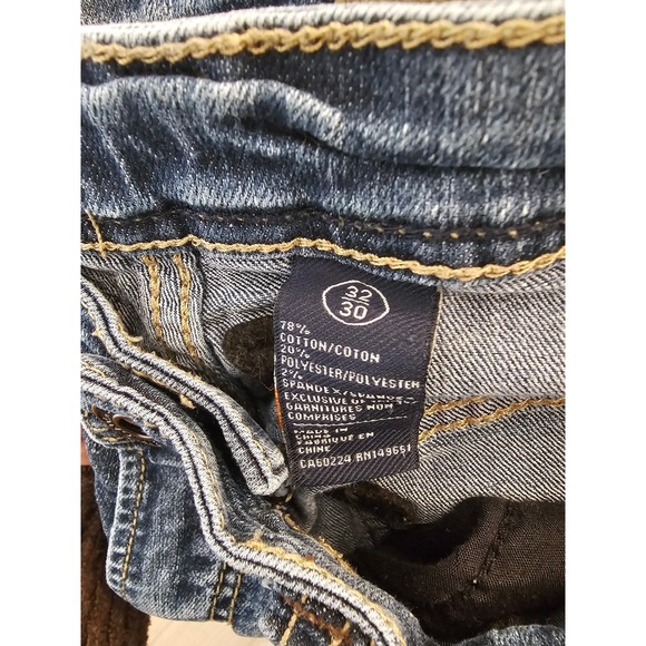 Evan-X Mens Slim Stretch Jeans W32 L30 Basic Blue Wash Denim - Picture 3 of 8